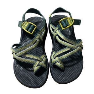 Women's Two-tone Green‎ Chaco Sandals - 5